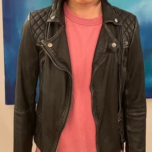 ALLSAINTS leather motorcycle jacket XS - black, used